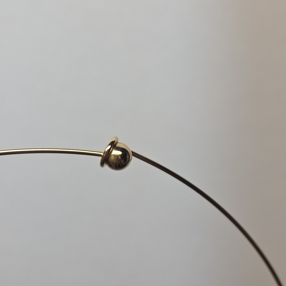 Nwt Non Tarnish Gold Tone Marquise Necklace - Picture 4 of 6
